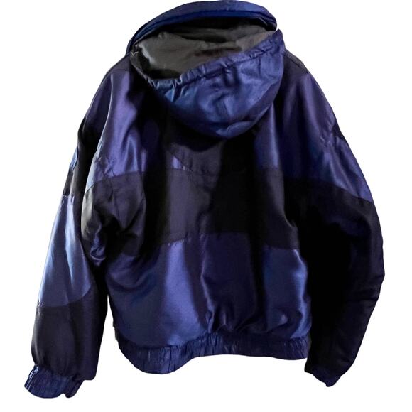 Couloir Gore-Tex Ski Jacket Mens Size 40 Vintage Loaded w/ Features Black & Blue - Picture 1 of 14